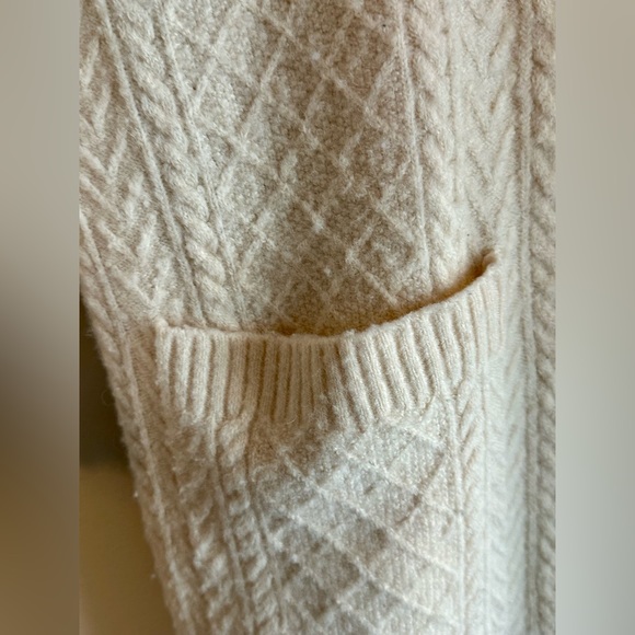 J. Crew Alpaca blend long cable knit open sweater - Picture 9 of 9